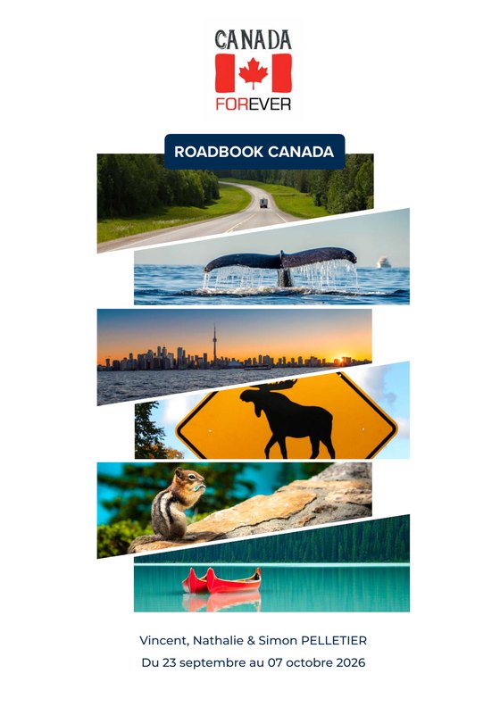 Couverture du roadbook exemple Canada